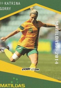 Cromo Katrina Gorry - Football Australia Trading Cards 2014-2015 n. 143 - Tap'N'Play