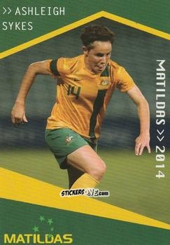 Cromo Ashleigh Sykes - Football Australia Trading Cards 2014-2015 n. 152 - Tap'N'Play