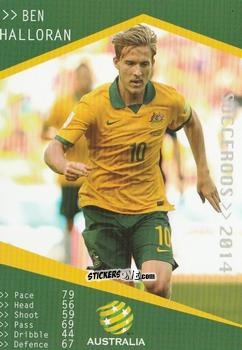 Cromo Ben Halloran - Football Australia Trading Cards 2014-2015 n. 155 - Tap'N'Play