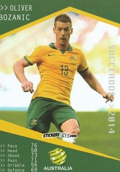 Sticker Oliver Bozanic - Football Australia Trading Cards 2014-2015 n. 156 - Tap'N'Play