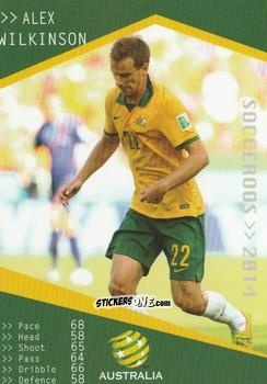 Cromo Alex Wilkinson - Football Australia Trading Cards 2014-2015 n. 159 - Tap'N'Play