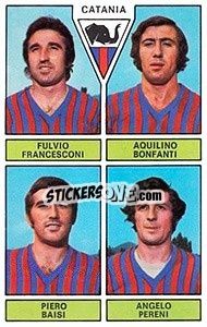 Cromo Francesconi / Bonfanti / Baisi / Pereni - Calciatori 1971-1972 n. 384 - Panini