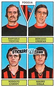 Figurina Trentini / Crespan / Cimenti / Colla - Calciatori 1971-1972 n. 397 - Panini