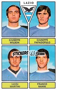Figurina Wilson / Papadopulo / Martini / Nanni - Calciatori 1971-1972 n. 408 - Panini