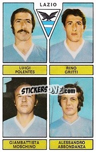 Sticker Polentes / Gritti / Moschino / Abbondanza - Calciatori 1971-1972 n. 410 - Panini