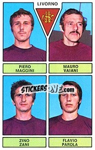 Cromo Maggini / Vaiani / Zani / Parola - Calciatori 1971-1972 n. 415 - Panini