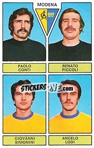 Figurina Conti / Piccoli / Simonini / Lodi - Calciatori 1971-1972 n. 417 - Panini