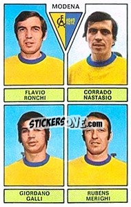 Cromo Ronchi / Nastasio / Galli / Merighi - Calciatori 1971-1972 n. 419 - Panini