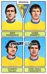 Cromo Franceschi / Mazzetti / Vellani / Facchinetti - Calciatori 1971-1972 n. 420 - Panini