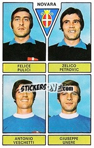 Cromo Pulici / Petrovic / Veschetti / Unere - Calciatori 1971-1972 n. 427 - Panini