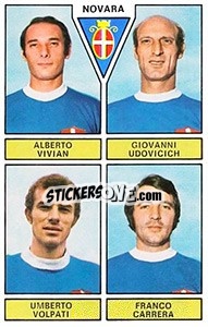 Sticker Vivian / Udovicich / Volpati / Carrera - Calciatori 1971-1972 n. 428 - Panini