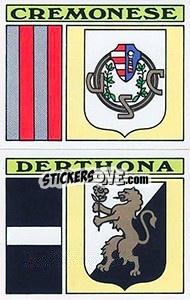 Figurina Scudetto Cremonese / Derthona - Calciatori 1971-1972 n. 467 - Panini