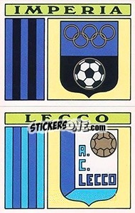Figurina Scudetto Imperia / Lecco - Calciatori 1971-1972 n. 468 - Panini