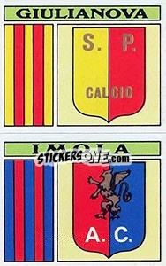 Figurina Scudetto Giulianova / Imola - Calciatori 1971-1972 n. 478 - Panini