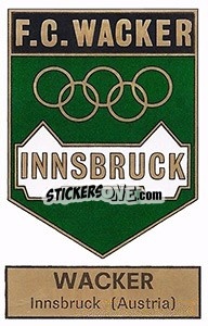 Sticker Scudetto F.C. Wacker Innsbruck