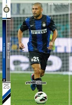 Figurina Walter Samuel - Football League 2013. PFL01 n. 25 - Panini