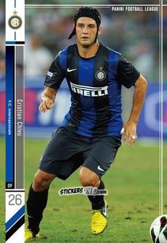 Figurina Cristian Chivu - Football League 2013. PFL01 n. 26 - Panini