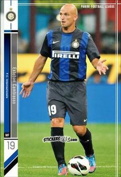 Sticker Esteban Cambiasso - Football League 2013. PFL01 n. 31 - Panini