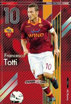 Sticker Francesco Totti - Football League 2013. PFL01 n. 190 - Panini
