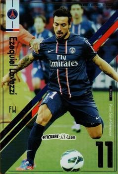 Cromo Ezequiel Lavezzi - Football League 2013. PFL02 n. 71 - Panini