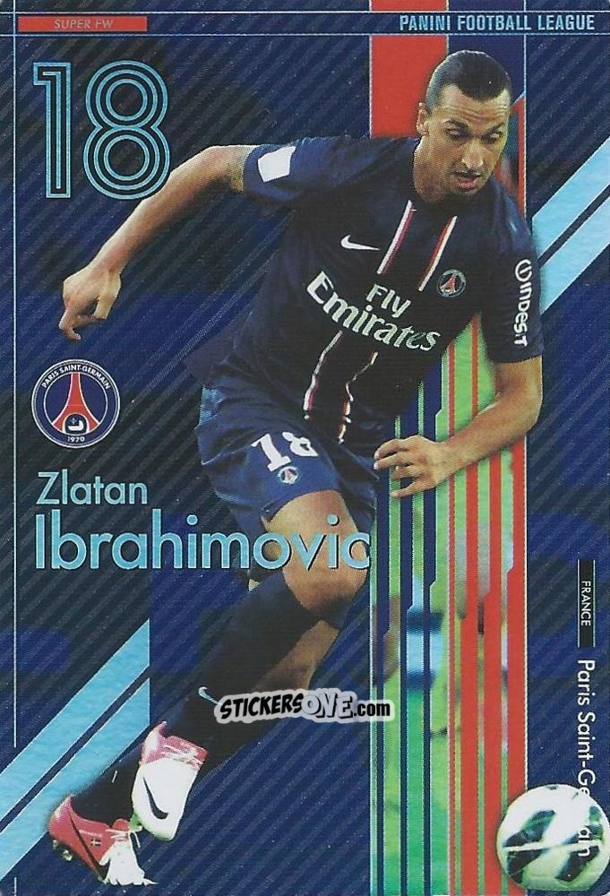 Sticker Zlatan Ibrahimovic - Football League 2013. PFL02 n. 144 - Panini