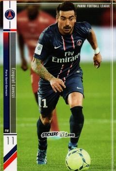Cromo Ezequiel Lavezzi - Football League 2013. PFL04 n. 72 - Panini