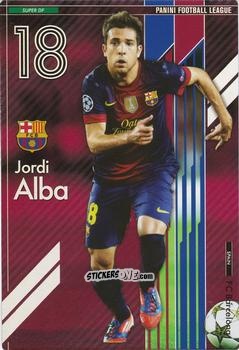 Cromo Jordi Alba - Football League 2013. PFL04 n. 131 - Panini