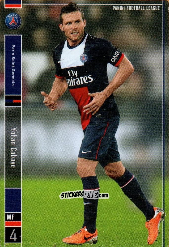Figurina Yohan Cabaye - Football League 2014. PFL07 n. 70 - Panini