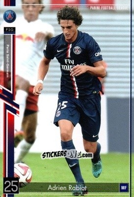 Cromo Adrien Rabiot - Football League 2015. PFL09 n. 72 - Panini