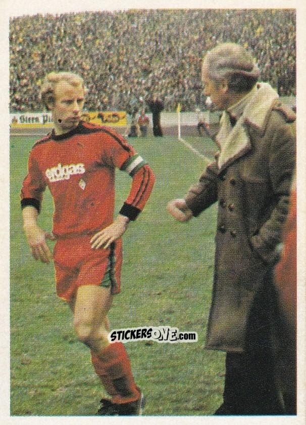 Figurina Hans-Hubert Vogts - Fussball 1977-1978 n. 27 - Bergmann