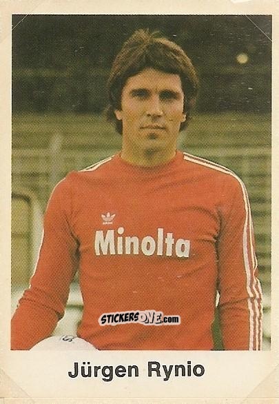 Figurina Jürgen Rynio - Fussball 1977-1978 n. 86 - Bergmann