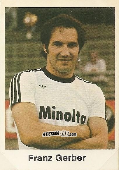 Figurina Franz Gerber - Fussball 1977-1978 n. 87 - Bergmann
