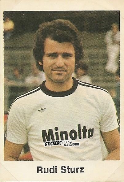 Figurina Rudi Sturz - Fussball 1977-1978 n. 95 - Bergmann