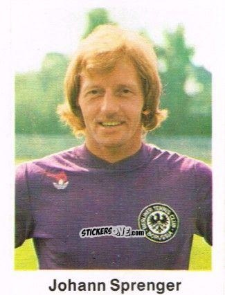 Sticker Johann Sprenger