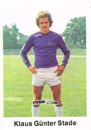 Sticker Klaus Gunter Stade
