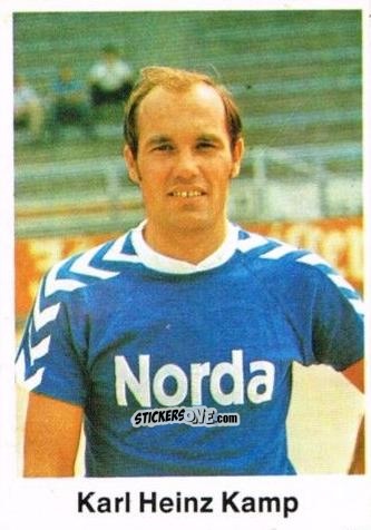 Sticker Karl Heinz Kamp - Fussball 1976-1977 n. 213 - Bergmann
