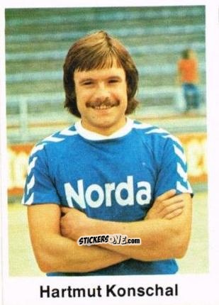 Sticker Hartmut Konschal - Fussball 1976-1977 n. 225 - Bergmann