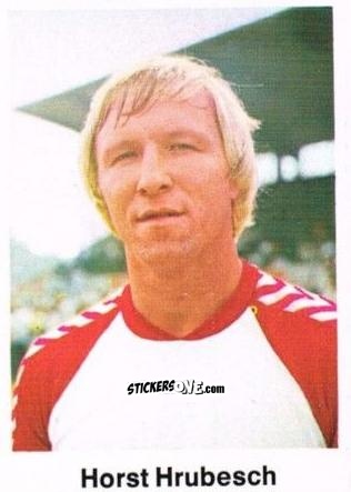 Figurina Horst Hrubesch - Fussball 1976-1977 n. 279 - Bergmann