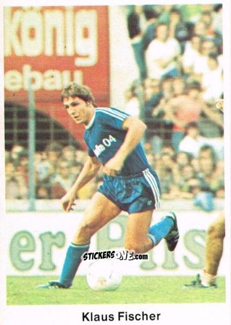 Sticker Klaus Fischer - Fussball 1976-1977 n. 381 - Bergmann