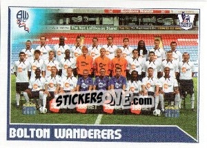 Cromo Bolton Wanderers Team - Premier League Inglese 2010-2011 n. 119 - Topps