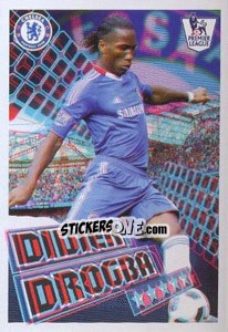 Cromo Didier Drogba - Star Player - Premier League Inglese 2010-2011 n. 139 - Topps