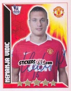 Figurina Nemanja Vidic - Premier League Inglese 2010-2011 n. 264 - Topps