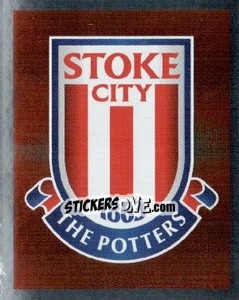 Cromo Stoke City Logo - Premier League Inglese 2010-2011 n. 297 - Topps