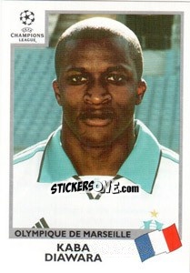 Figurina Kaba Diawara - UEFA Champions League 1999-2000 n. 150 - Panini