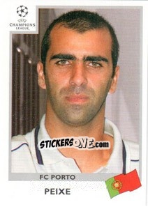 Figurina Peixe - UEFA Champions League 1999-2000 n. 161 - Panini