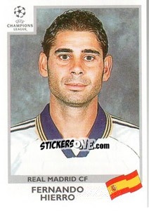 Figurina Fernando Hierro - UEFA Champions League 1999-2000 n. 192 - Panini
