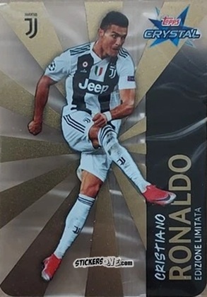 Figurina Cristiano Ronaldo - UEFA Champions League 2018-2019. Crystal n. LE2 - Topps