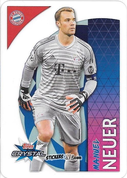 Cromo Manuel Neuer - UEFA Champions League 2018-2019. Crystal n. 21 - Topps