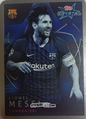 Cromo Lionel Messi - UEFA Champions League 2018-2019. Crystal n. 101 - Topps