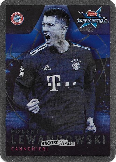 Sticker Robert Lewandowski - UEFA Champions League 2018-2019. Crystal n. 105 - Topps